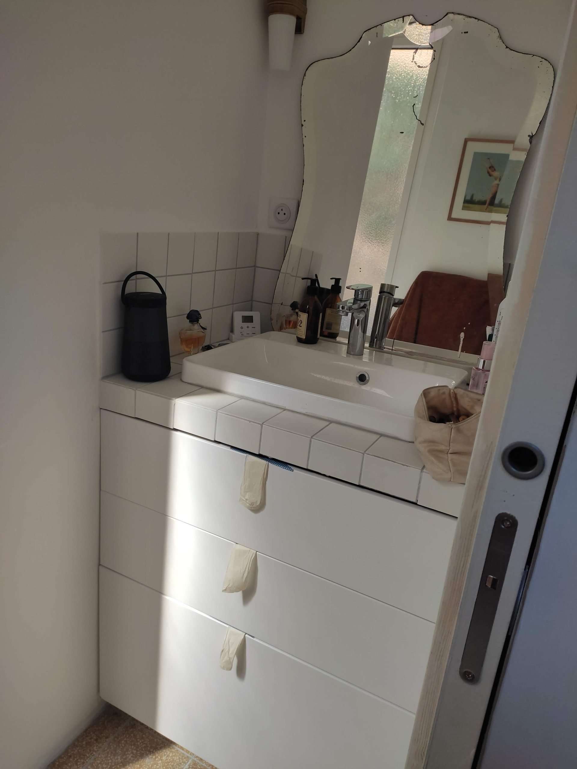photo salle de bain avant travaux de rénovation